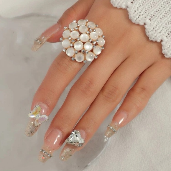 Rhinestone Decor Ring - Picture 4 of 4